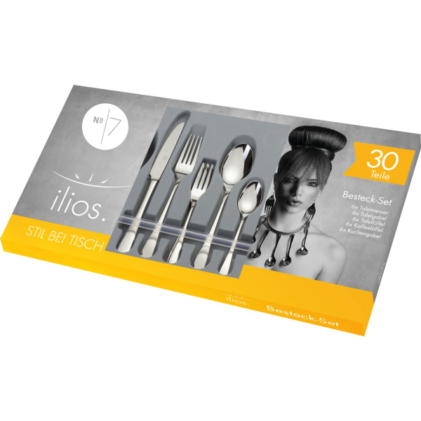 ILIOS »N° 7« Besteckgarnitur 30-tlg.